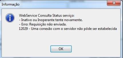 [Resolvido] [Soluo] Erro Webservice Envio NFE 