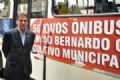 Marinho vai a Braslia buscar recursos para transporte pblico  Marinho participa da entrega de 50 novos nibus da SBC Trans. Foto: Eduardo Guimares
