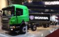 Montadoras apresentam novidades na Fenatran  Lanamento da Scania, caminho semipesado P-270: movido a etanol. (Foto:Felipe Logli)