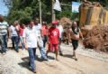 Estrada do Montanho  reaberta  O prefeito Luiz Marinho acompanhou o incio dos trabalhos na abertura da estrada. Foto: Divulgao