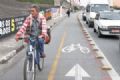 Regio conta apenas com 23 quilmetros de ciclovias  Ciclovia na avenida Caf Filho, em So Bernardo. Foto: Amanda Perobelli