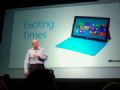 Microsoft apresenta nova gerao do Office nos Estados Unidos Steve Ballmer, CEO da Microsoft, faz anncio do novo Office (Foto: Laura Brentano/G1)
