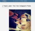 Instagram alcana o nmero de 1 bilho de fotos publicadas Instagram divulga qual foi a primeira foto publicada pelo aplicativo (Foto: Reproduo)