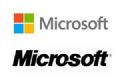 Aps 25 anos, Microsoft muda logotipo da empresa Novo logotipo da Microsoft, acima, foi anunciado nesta quinta-feira (23); abaixo, o logotipo antigo (Foto: Divulgao)
