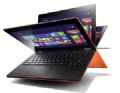 Lenovo anuncia ultrabooks hbridos e tablet com Windows 8 Ultrabook hbrido da Lenovo, Yoga 11 tem tampa que pode ser girada em 360 graus, at encostar na sua base. Foto: Divulgao