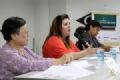 Educao no ABCD  foco de seminrio Marilena Nakano, Cleuza Repulho e Mrcia Santos debateram o que o ABCD est fazendo pela Educao. Foto: Amanda Perobelli