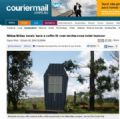  Cidade australiana constri banheiro no formato de caixo em cemitrio Banheiro no formato de caixo foi construdo em cemitrio de Millaa Millaa. (Foto: Reproduo)