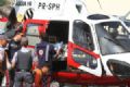 Adolescente cai de caminho,  atropelado e resgatado por helicptero em SBC Adolescente estava em estado grave quando foi transferido para o Hospital Mrio Covas. Foto: Amanda Perobelli