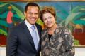 Em encontro com a presidenta Dilma prefeito trata de novos projetos para Mau Donisete Braga com a presidenta Dilma durante reunio em Braslia. Foto: Divulgao