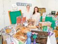 Pacientes do Nardini tero aulas de artesanato em Oficina de Reciclagem Juliana Russo (esq.) e Cristina Passaretti, da Oficina de Reciclagem da FUABC. Crdito: Divulgao