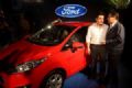 Com New Fiesta, Ford investe R$ 800 milhes em So Bernardo Rafael Marques e Luiz Marinho com o novo carro a ser fabricado no ABCD. Foto: Andris Bovo