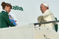 Papa Francisco deixa Roma em direo ao Rio de Janeiro Papa Francisco embarca em voo para o Rio de Janeiro para a Jornada Mundial de Juventude . Foto: Alberto Pizzolli/AFP 	