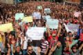 Metalrgicos entram em greve a partir de quarta-feira Trabalhadores na Mercedes participaram de assembleia na manh de domingo (15/09) e aprovaram mobilizao. Foto: Rodrigo Pinto
