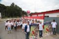Caminhada rene moradores de Mau pela paz no trnsito Centenas de pessoas participaram da caminhada at o Parque da Gruta. Crdito: Evandro Oliveira/PMM