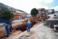 Rua do Jardim Itapark recebe obras de drenagem e pavimentao Rua Zina Batani Bernardi recebe obras de pavimentao e drenagem. Crdito: Evandro Oliveira/PMM