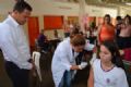 Vacinao contra HPV acontece nas escolas de Mau Prefeito Donisete Braga acompanhou vacinao em escolas pblicas nesta quarta-feira (12). Crdito: Gil Sobrinho 