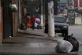 Coletores de resduos cruzam os braos no ABCD Lixo acumulado na rua Valentim Magalhes, em Santo Andr. Foto: Amanda Perobelli