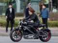Harley-Davidson apresenta primeira moto eltrica da marca Moto da Harley-Davidson que ser usada no filme 'Os Vingadores 2' (Foto: Sipa USA/REX)