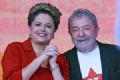 PT oficializa candidatura de Dilma  reeleio Dilma e Lula na conveno deste sbado, em Braslia. Foto: Ricardo Stuckert/Instituto Lula