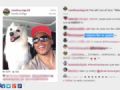  Ofensas a Zuiga seguem na web e miram me e at cachorro do jogador Internautas brasileiros falam mal de cachorro de Zuiga no Instagram (Foto: Reproduo/Webstagram)