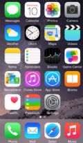  Apple indica alternativa para falhas do iOS 8 e vai lanar nova atualizao Tela inicial do iPhone rodando iOS 8 (Foto: Divulgao/Apple)