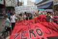 200 pessoas protestam em Santo Andr contra aumento das tarifas Manifestantes caminharam pelas ruas do Centro de Santo Andr. Foto: Fabiano Ibidi