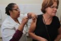 Dia D oferece vacina contra gripe no ABCD Pblico alvo inclui idosos com mais de 60 anos, gestantes e crianas Foto: Fabiano Ibidi  