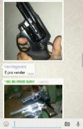  Homem oferece armas pelo WhatsApp e Polcia Civil do PI investiga o caso Armas so oferecidas pela rede social na internet (Foto: Reproduo)