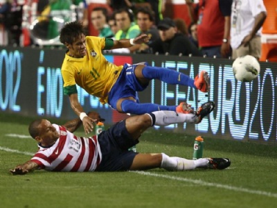  Com direito a show e dois de Neymar, Brasil passa por cima dos EUA Foto: www.sofutebolaovivo.net