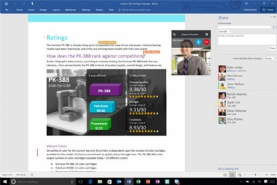 Office 2016  liberado pela Microsoft; veja cinco novidades do pacote Word, editor de texto, do Office 2016, pacote de produtividade da Microsoft. (Foto: Divulgao/Microsoft)