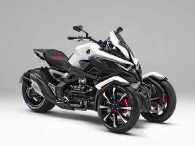 Honda revela triciclo hbrido que ''faz curvas como moto'' Honda Neowing (Foto: Divulgao)