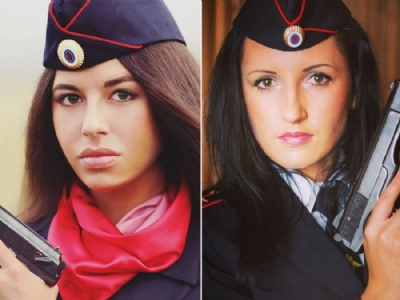 Policiais russas fazem sucesso com fotos publicadas no Instagram Policiais russas tm feito sucesso com fotos publicadas no Instagram (Foto: Reproduo/ Instagram/russianpolice)