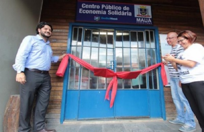 Prefeitura de Mau inaugura Centro Pblico de Economia Solidria O Centro Pblico de Economia Solidria funciona na rua Oscarito, n 809, no Jardim Snia Maria. Foto: Rodrigo Zerneri