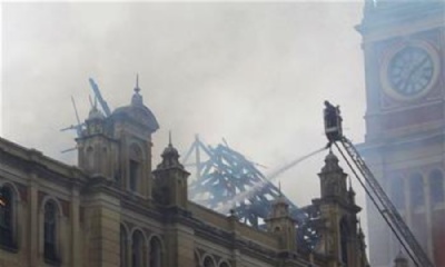 Museu da Lngua Portuguesa  destrudo por incndio DGABC
