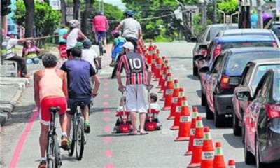 Usurios pedem mais ciclofaixas Foto: Celso Luiz/DGABC