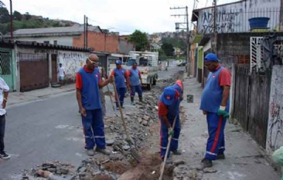 Começam as obras de modernização da Rua Rodolfo Passin Crédito: Gil Sobrinho/PMM