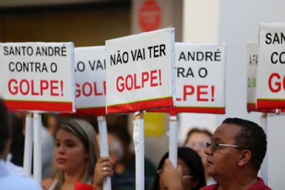 Frente Brasil Popular ABC convoca atos contra o golpe ABCD tem atos contra o golpe e pela democracia no Pas. Foto: Andris Bovo