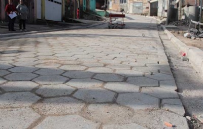 Obra de pavimentao da Rua Vitria Rgia entra em sua fase final Crdito: Rodrigo Zerneri/PMM