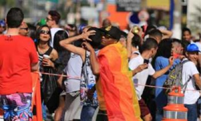 Parada LGBT rene 2.000 participantes Foto: Celso Luiz/DGABC