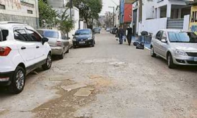 Ruas do bairro Capuava sofrem com o abandono Foto: Nario Barbosa/DGABC
