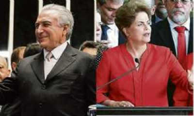Senado confirma Temer e cassa Dilma Foto de divulgao 