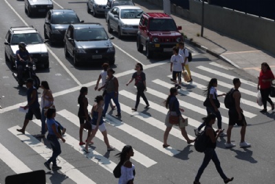 ABCD registra reduo de 38% em acidentes de trnsito Campanha Travessia Segura foca na educao de pedestres e motoristas no ABCD. Foto: Andris Bovo