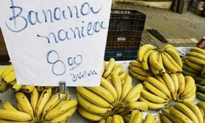 Preo da banana dispara e chega a R$ 8 Foto: Andr Henrriques/DGABC