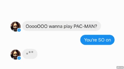 Messenger passa a rodar games, como ''Pac-Man'' e ''Space Invaders'' Messenger, app de bate-papo do Facebook, ganha jogos, como 'Pac-Man'. (Foto: Divulgao/Facebook)