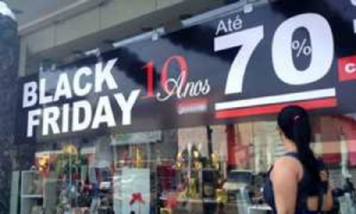 Movimento nos shopping durante Black Friday foi 2,8% menor em 2016 Foto de divulgao