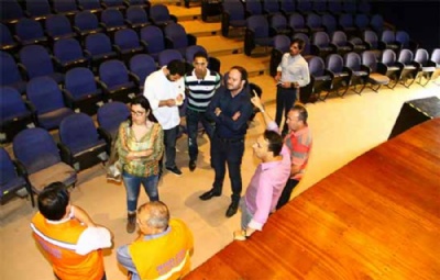 Teatro Municipal de Mau passa por vistoria tcnica Crdito: Roberto Mouro