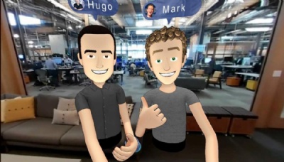 Brasileiro Hugo Barra vai chefiar rea de realidade virtual no Facebook Hugo Barra, novo vice-presidente de realidade virtual do Facebook, e Mark Zuckerberg, CEO da empresa. Foto foi compartilhada pelos dois para anunciar chegada do brasileiro  rede social. (Foto: Divulgao/Facebook) 