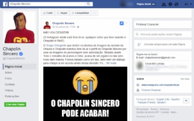 Perfil ''Chapolin Sincero'' pode deixar de existir, diz administrador na PB Paraibano Fbio Velozo, administrador do perfil, lamentou excluso do Chapolin Sincero em rede social (Foto: Reproduo/Facebook)