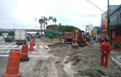 Obras dos novos acessos da Avenida dos Estados terminam na segunda-feira (6) Acesso  rotatria do Sesi ser liberado ao trfego no sbado, 4  Crdito: Divulgao/PSA