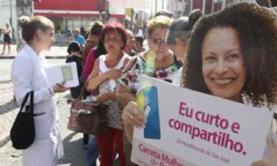  Carreta tem meta de reduzir demanda por mamografia em Mau em 30% Foto: Andr Henriques/DGABC 